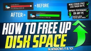 ???? How to FREE Up More than 30GB+ Of Disk Space in Windows 11 & 10! ✅